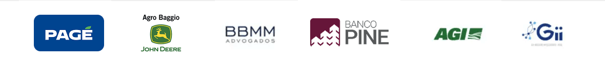 Logotipos de clientes e parceiros da AgriSafe
